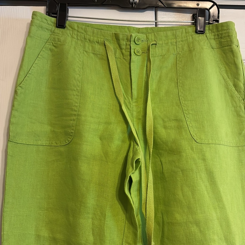 INC Beach Lime Green Capris, NWOT - Picture 3 of 9